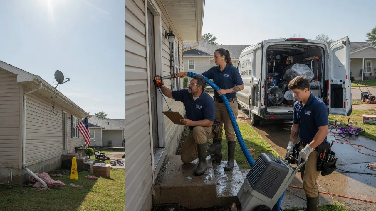 Ceiling Water Damage Restoration in Pineville, AR near me